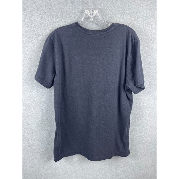 Psycho Bunny Shirt Men's 5‎ L Gray Short Sleeve Tee V Neck Embroidered Logo - Picture 5 of 8